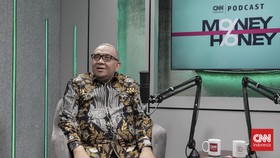Wakil Menteri Ketenagakerjaan Afriansyah Noor  saat mengisi Podcast Money Honey, CNN Indonesia. Jakarta.
