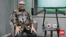 Wakil Menteri Ketenagakerjaan Afriansyah Noor  saat mengisi Podcast Money Honey, CNN Indonesia. Jakarta.