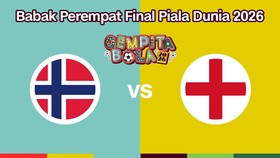 Cover Live Report - Babak Perempat Final Piala Dunia 2026 (Norwegia vs Inggris)