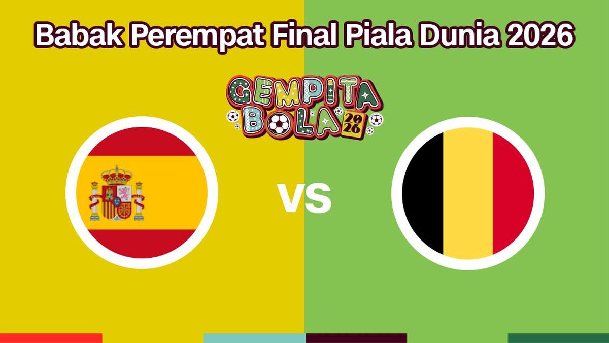 LIVE REPORT: Spanyol vs Belgia di Piala Dunia 2026