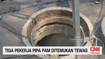 VIDEO: Tiga Pekerja Tewas di Dlaam Lubang Saluran Air