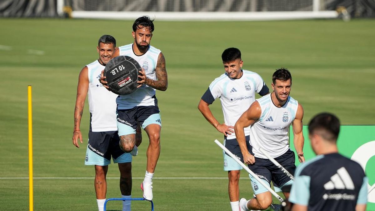 FOTO: Argentina Mulai Panaskan Mesin Jelang Lawan Swiss