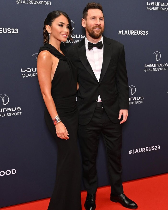 Potret bucin Lionel Messi ke sang istri, Antonela Roccuzzo