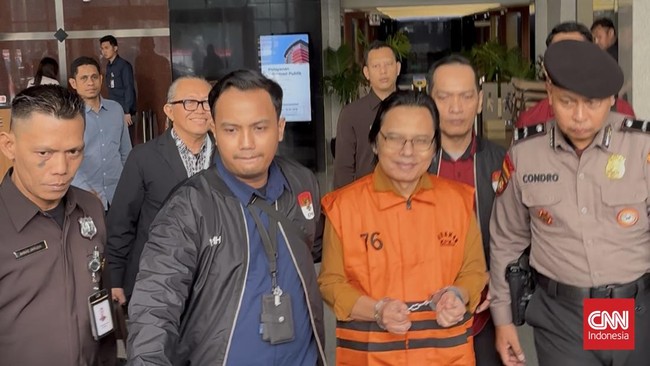 KPK melakukan penahanan selama 20 hari pertama terhitung mulai hari ini terhadap mantan Sekretaris Jenderal MPR RI periode 2019-2021 Ma’ruf Cahyono dalam kasus dugaan penerimaan gratifikasi terkait pengadaan barang dan jasa di lingkungan MPR.