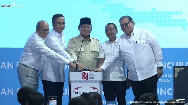 Peluncuran B50 Oleh Presiden Republik Indonesia Prabowo Subianto di Karawang, Kamis, 9 Juli 2026.