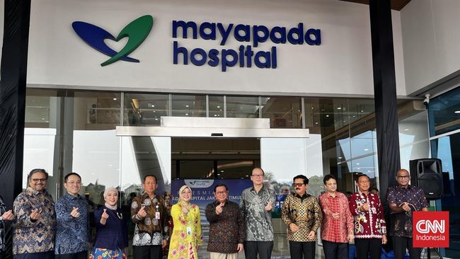 Peresmian Rumah Sakit Mayapada Jakarta Timur yang berlokasi di Cakung, Jakarta Timur, Kamis (9/7)