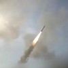 A screengrab from an Iranian state TV video says to show an Iranian missile flying through the air at an unknown location, in this screengrab obtained by Reuters on July 8, 2026. Iranian State TV/Handout via REUTERS   ATTENTION EDITORS - THIS PICTURE