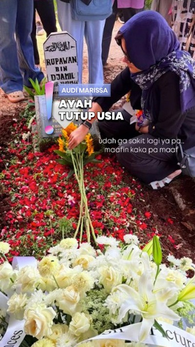 Video: Antar Ayah ke Peristirahatan Terakhir, Audi Marissa: Maafin Kakak, Pa
