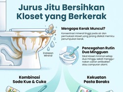 Infografis: Jurus Jitu Bersihkan Kloset Berkerak, Bisa Pakai Bahan Dapur
