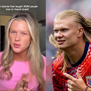Influencer Ini Mendadak Viral di Medsos karena Disebut Mirip Erling Haaland, Interaksinya Bikin Gemas!