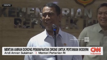 VIDEO: Mentan Amran Dorong Pemanfaatan Drone Untuk Pertanian Modern