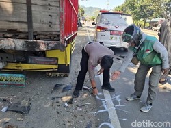 Kecelakaan Maut di Sukabumi, Pemotor Tewas Tabrak Truk Parkir