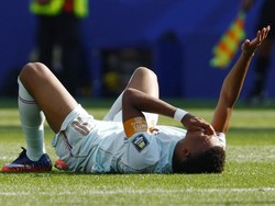 Soccer Football - FIFA World Cup 2026 - Quarter Final - France v Morocco - Boston Stadium, Foxborough, Massachusetts, U.S. - July 9, 2026 France's Kylian Mbappe reacts REUTERS/Jeenah Moon