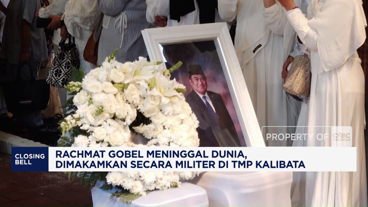 Video: Rachmat Gobel Dimakamkan Secara Militer di TMP Kalibata
