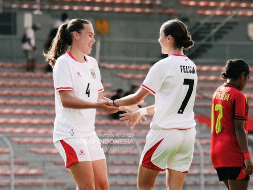 Timnas Putri Indonesia mengalahkan Timor Leste di AFF Women's Cup 2026. (Dok. Timnas Indonesia)