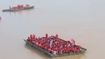 Teknologi Jembatan Apung Selamatkan 6.000 Jiwa dari Banjir Guigang