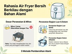 Jangan Cuma Dilap Tisu! Ini Cara Bersihkan Air Fryer yang Benar