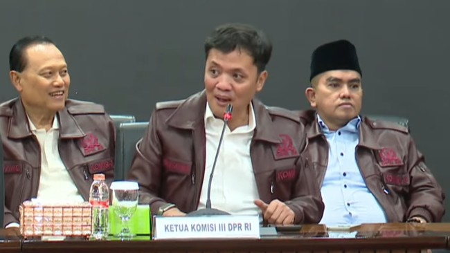 Konfrensi Pers Ketua Komisi III DPR RI ,  Habiburokhman