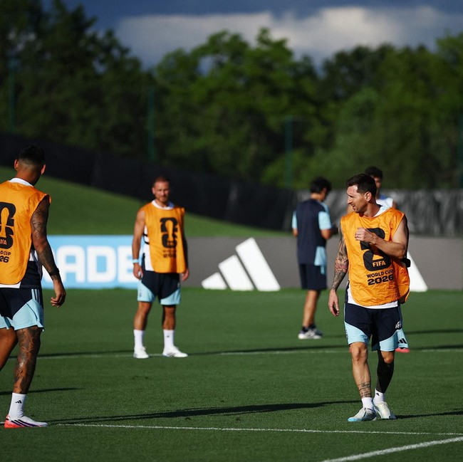 Soccer Football - FIFA World Cup 2026 - Argentina Training - Sporting KC Training Centre, Kansas City, Kansas, U.S. - July 10, 2026 Argentina's Lionel Messi during training REUTERS/Agustin Marcarian