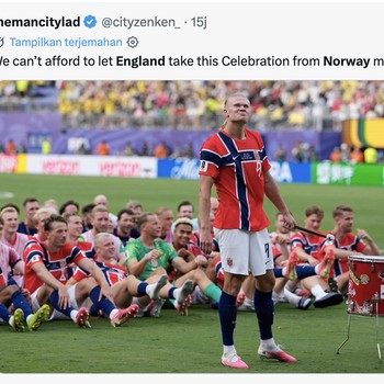 Mengenal Viking Row, Selebrasi Unik Suporter Norwegia yang Mendunia