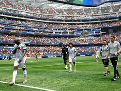 Timnas Belgia gagal mengulang momen Piala Dunia 2018 saat mencapai babak semifinal.