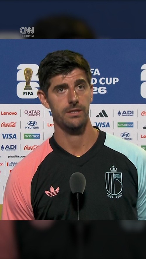 Kata-kata Courtois soal Cedera saat Laga Belgium Kontra Spanyol