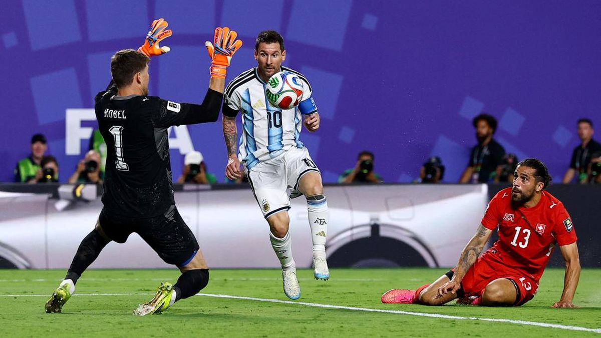 10 Pemain Swiss Tahan Argentina 1-1, Lanjut ke Tambahan Waktu