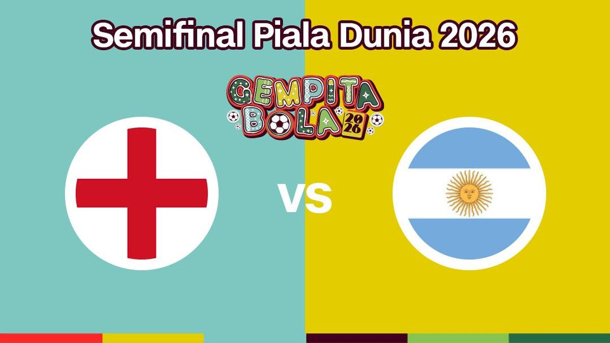 LIVE REPORT: Inggris vs Argentina di Semifinal Piala Dunia 2026