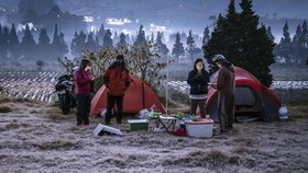 Fenomena Embun Beku di Dataran Tinggi Dieng
