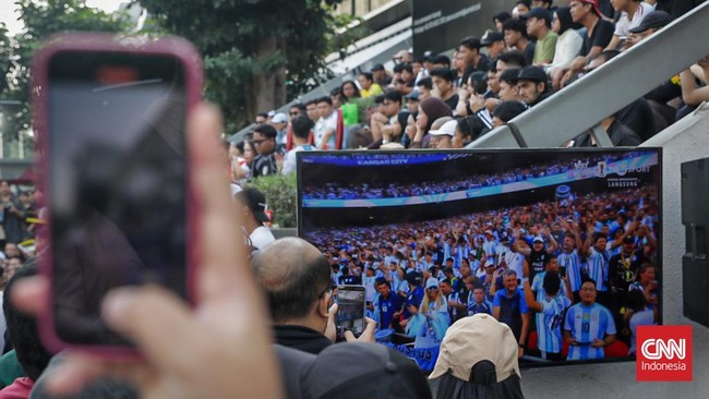 Nobar Piala Dunia di Anjungan Sarinah