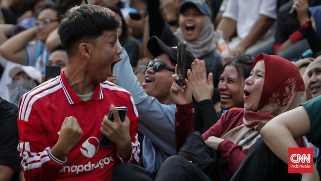 Nobar Piala Dunia di Anjungan Sarinah