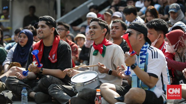 Nobar Piala Dunia di Anjungan Sarinah