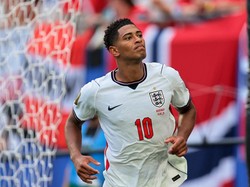 Soccer Football - FIFA World Cup 2026 - Quarter Final - Norway v England - Miami Stadium, Miami Gardens, Florida, U.S. - July 11, 2026 England's Jude Bellingham celebrates scoring their second goal IMAGN IMAGES via Reuters/Sam Navarro