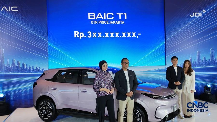 Peluncuran BAIC T1 di BAIC Alam Sutera, Kamis (9/7/2026). (CNBC Indonesia/Ferry Sandi)