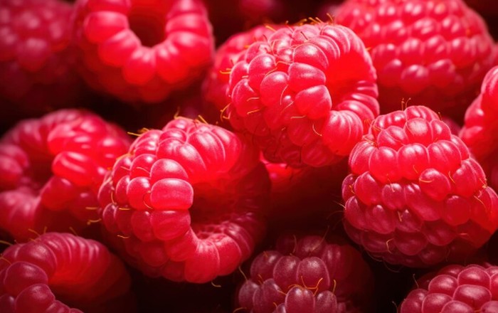 Raspberry memiliki kandungan serat paling tinggi dibandingkan jenis berry lainnya. Buah ini juga kaya vitamin C, mangan, dan senyawa yang mendukung kesehatan usus./ Foto: magnific.com/rorozoa