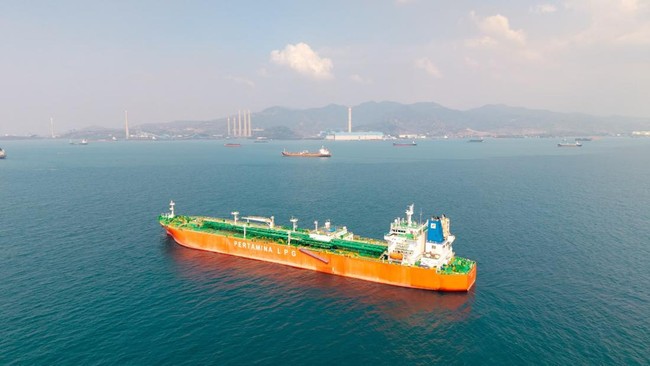 Armada Pertamina Bawa Pasokan 45,9 Ribu Ton LPG dari Freeport AS