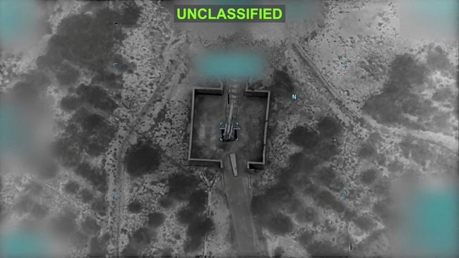 A projectile falls at an unknown location, during what U.S. Central Command (CENTCOM) says are strikes on Iranian military targets, in this screen grab taken from a handout video released on July 11, 2026. U.S. Central Command/Handout via REUTERS
