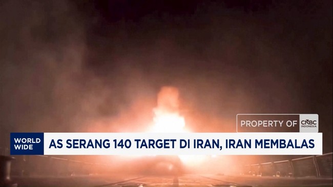 Video: AS Serang 140 Target di Iran, Iran Membalas