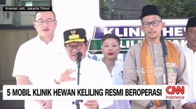 Pemerintah Provinsi DKI Jakarta resmi meluncurkan lima unit mobil klinik hewan keliling untuk memperluas layanan kesehatan hewan di ibu kota. Mobil klinik ini akan beroperasi di lima wilayah kota administrasi DKI Jakarta guna memberikan pelayanan kes
