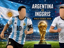Link Live Streaming Inggris vs Argentina, Kick-off Jam 02.00 WIB