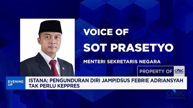 Video: Istana: Pengunduran Diri Jampidsus Febrie Tak Perlu Keppres