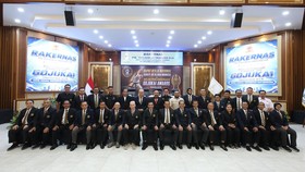 Pengurus Besar Karate-Do Gojukai Indonesia menyelenggarakan Rapat Kerja Nasional Karate-Do Gojukai Indonesia Tahun 2026. (Dok. Karate-Do Gojukai Indonesia)