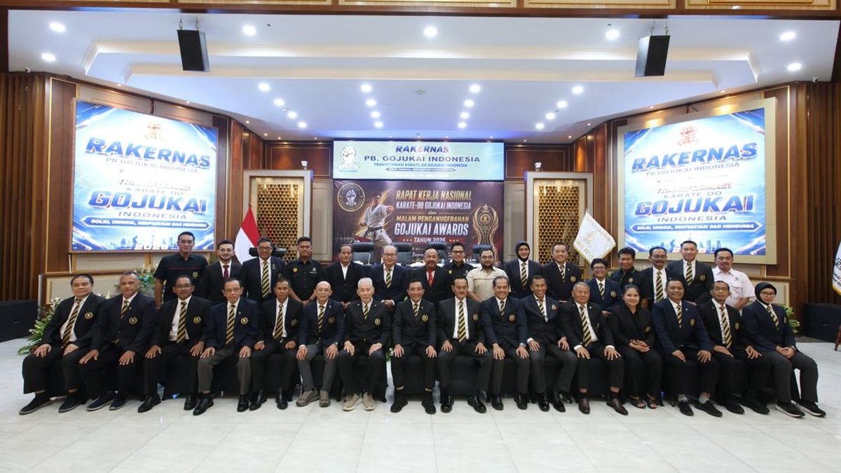 Gojukai Indonesia Gelar Rakernas, Ganjar Lifetime Award ke Tokoh-tokoh