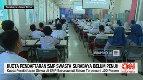 Kuota Pendaftaran SMP Swasta Surabaya Belum Penuh