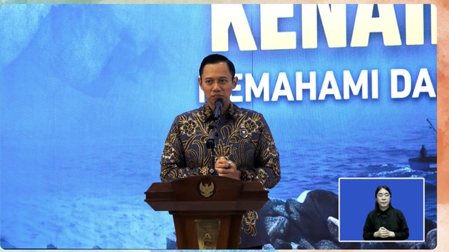 Waspada! AHY Ingatkan Kenaikan Air Laut Bisa Ganggu Mesin Ekonomi RI