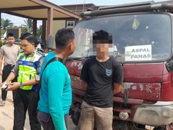 Sopir Truk di Batang Hari Hendak Tabrak Polisi Saat Diperiksa, Positif Narkoba