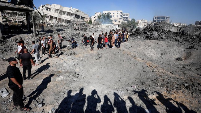 Rudal Israel Hantam Pabrik di Gaza City, 4 Tewas