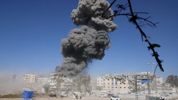 Rudal Israel Hantam Pabrik di Gaza City, 4 Tewas