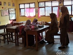 SDN 1 Gedung Meneng Bandar Lampung Hanya Ada 2 Siswa Baru