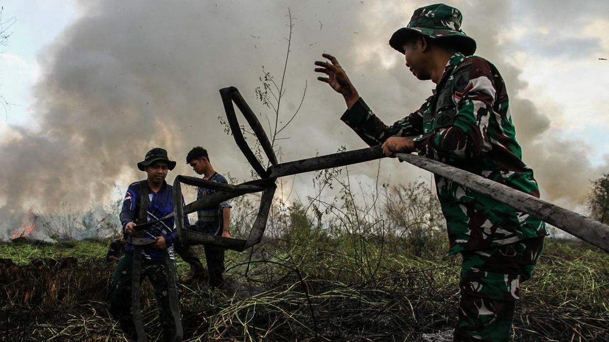 TNI Kerahkan 14 Ribu Prajurit Bantu Lawan Karhutla di Sejumlah Daerah